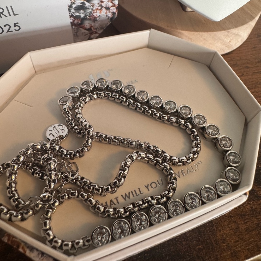 Bomb Party April 2025 Tennis Necklace